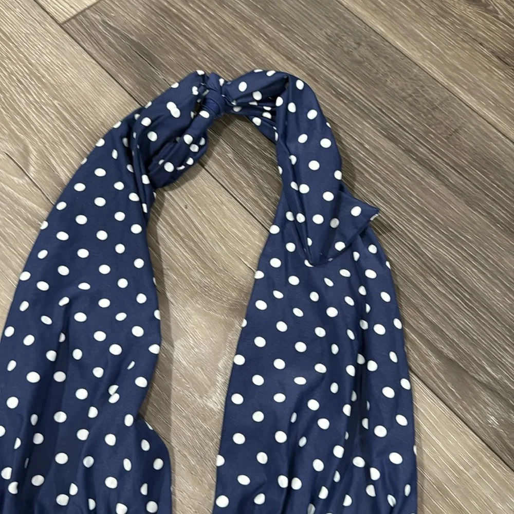 NWOT! Onia Blue Polka Dot One Piece - Picture 2 of 7